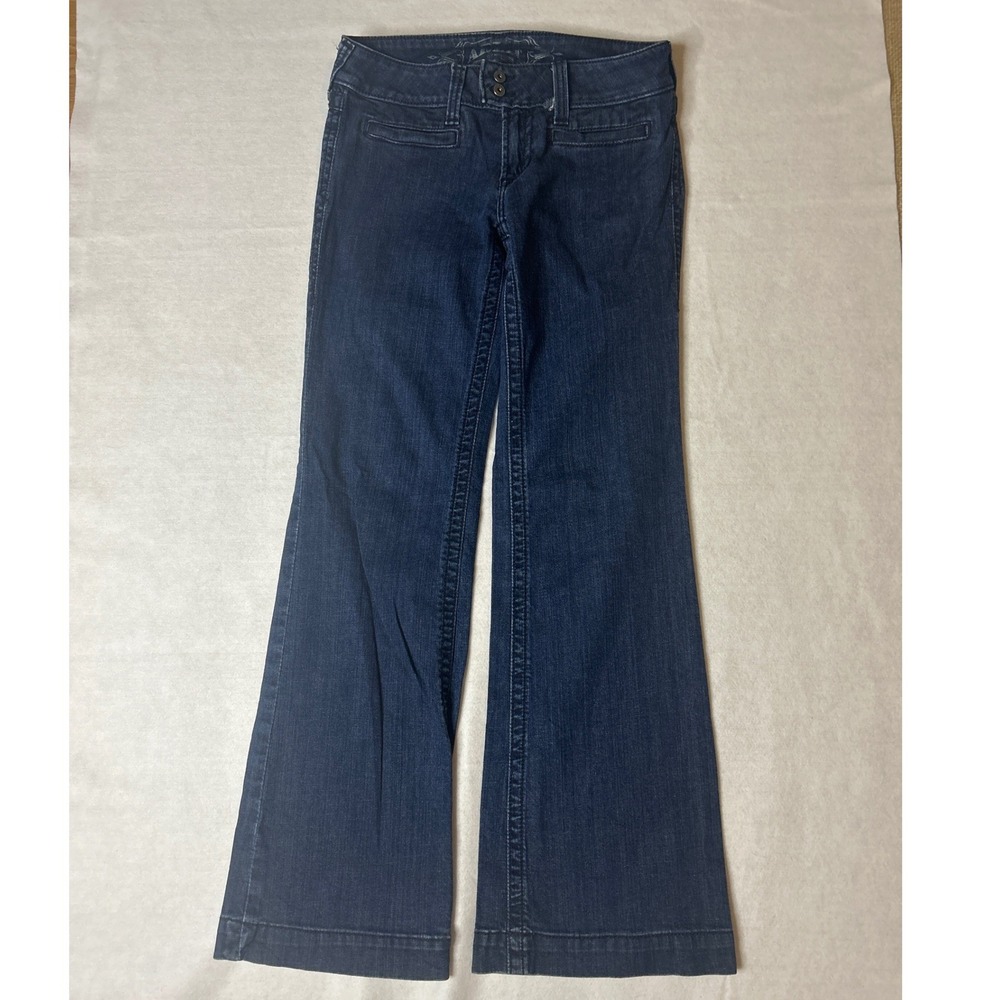 Ariat AW 9427 REAL Mid Rise Trouser Jeans Women Stretch Denim Size 28R
